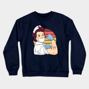 STRONG NURSE design Crewneck Sweatshirt